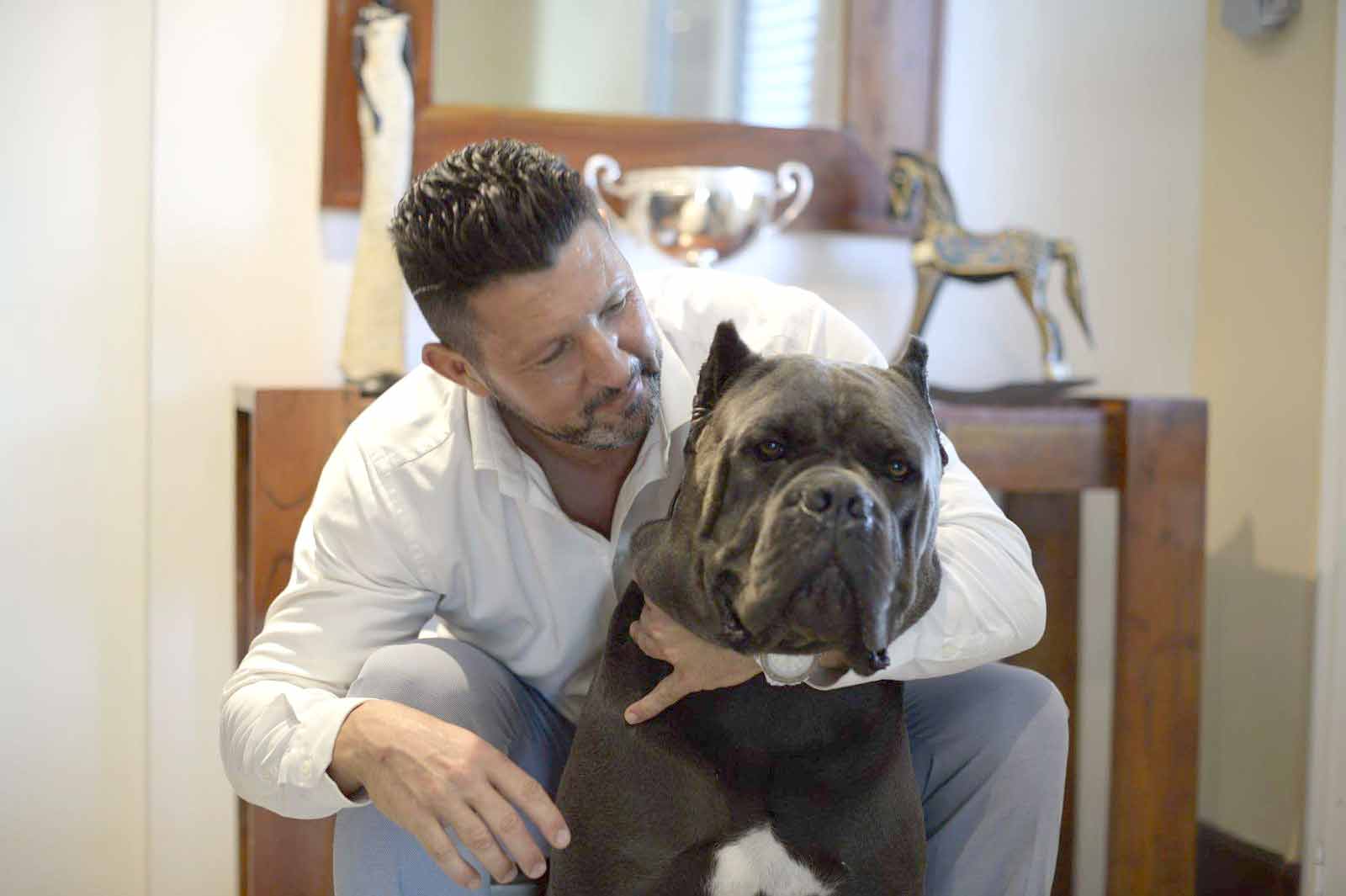 Juan Manuel Morato de cane corso x-man Barcelona